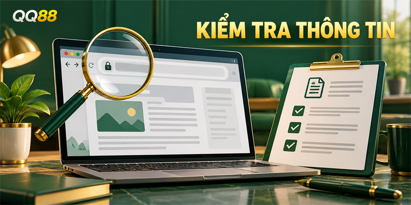Kiểm tra địa chỉ truy cập và nguồn thông tin trước khi sử dụng